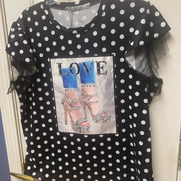 Ko.Ko. Ailis Fashion Top plus sIe 2X - Picture 3 of 11